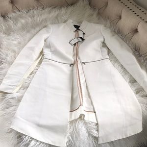 BCBG White Arelia Jacket Blazer